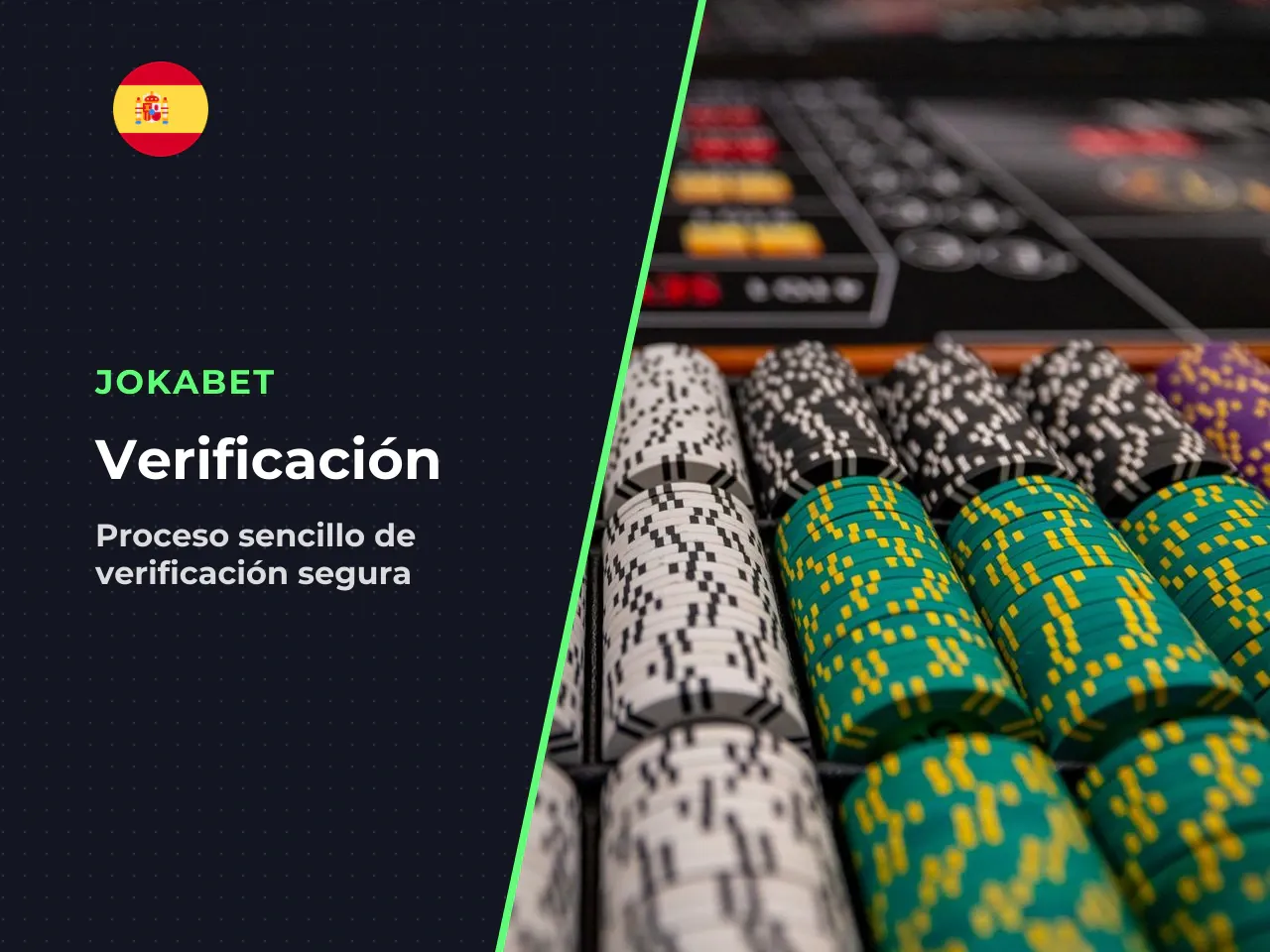 Verificación de cuenta en Jokabet KYC