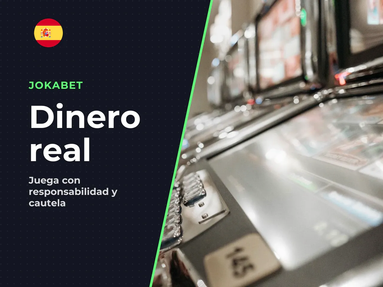 Qué cambia al jugar con dinero real. Afrontar la sesión con dinero real implica el **riesgo de perder el 100 % de lo depositado** e incluye interacciones con la normativa de bonificaciones. Entran en 